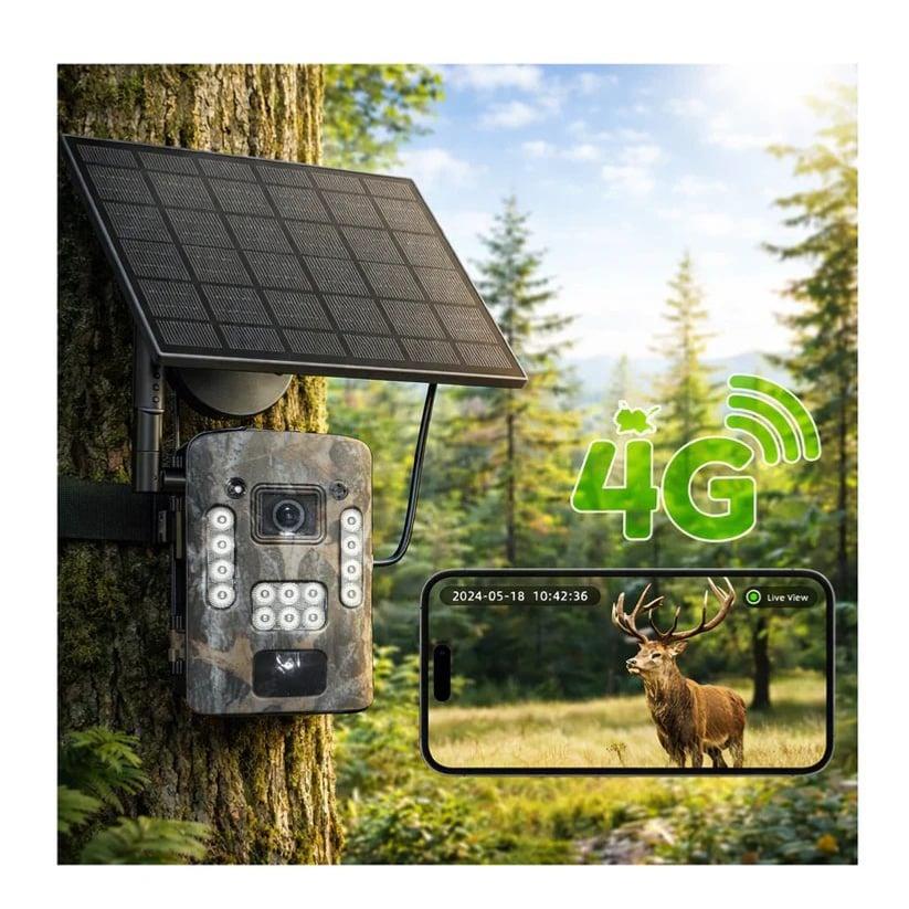 4G solarna kamuflažna kamera za lov