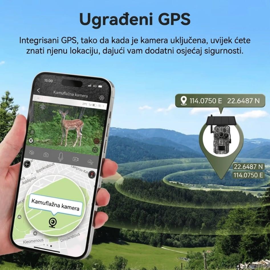 4G solarna kamuflažna kamera za lov — slika 4