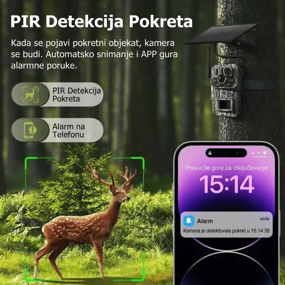 4G solarna kamuflažna kamera za lov — slika 5