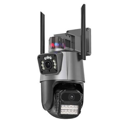 Triple-Lens Smart WiFi Kamera – 3 Objektiva | PTZ Kamera sa AI Detekcijom i Noćnim Vidom — slika 3