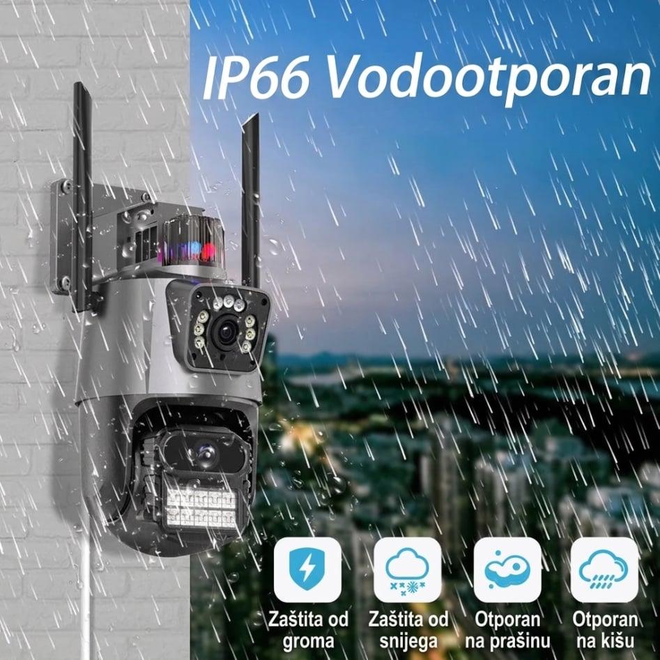 KAMERA PTZ Smart WiFi 8MP 4K Ultra HD – Vanjska sigurnosna kamera sa noćnim vidom — slika 2