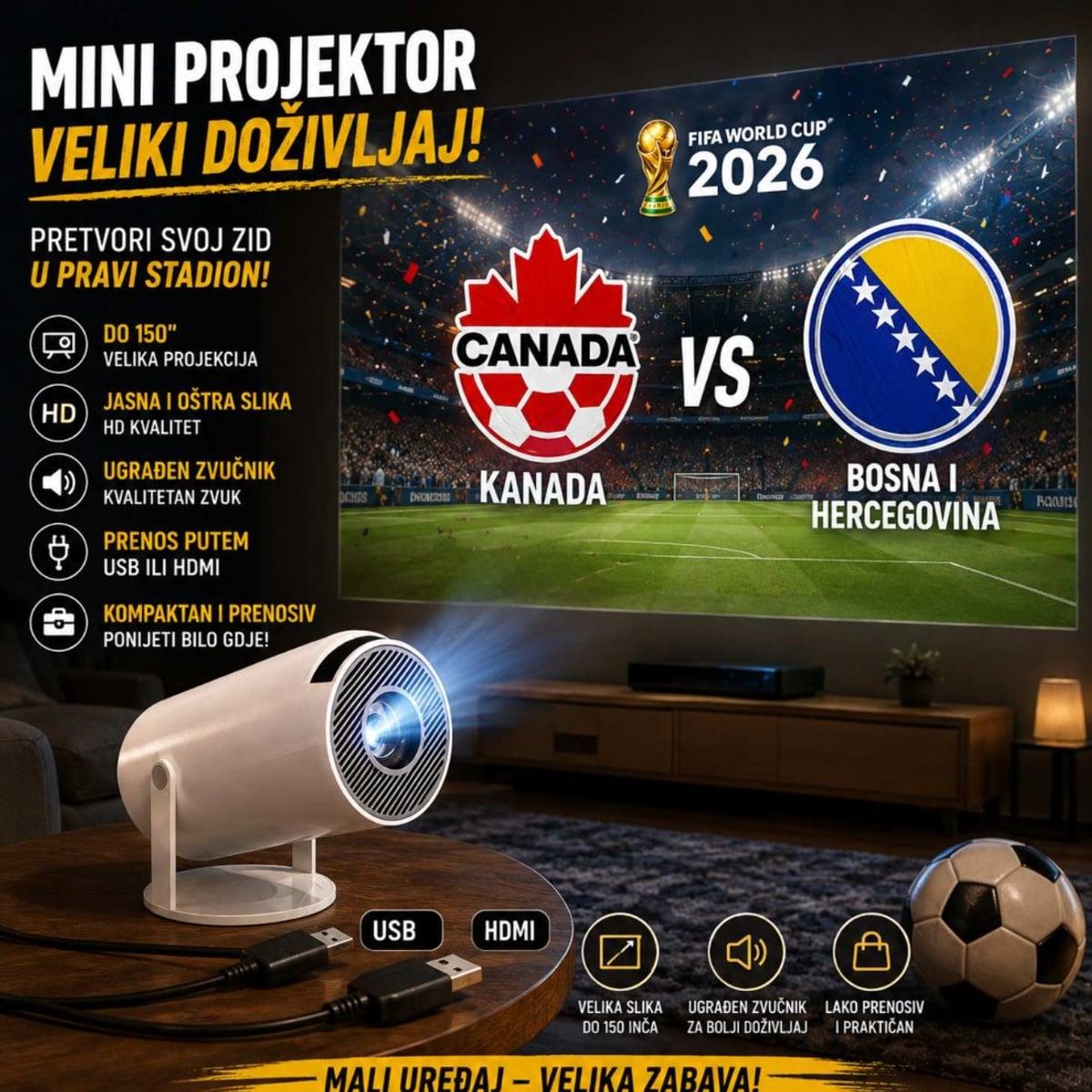HY300 P30 Pro Max smart projektor – Full HD 1080P | Android 11 | WiFi 6 | 4K podrška — slika 4