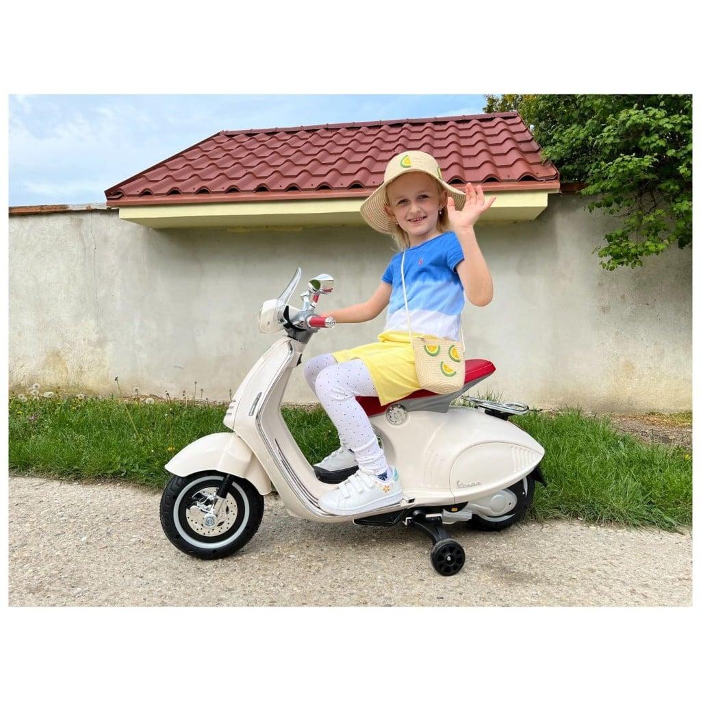 Dječiji električni skuter Lambretta 6V – Zeleni model — slika 2