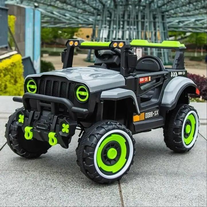 Dječiji Električni Džip 12V Dvosjed – Sivi Model — slika 3