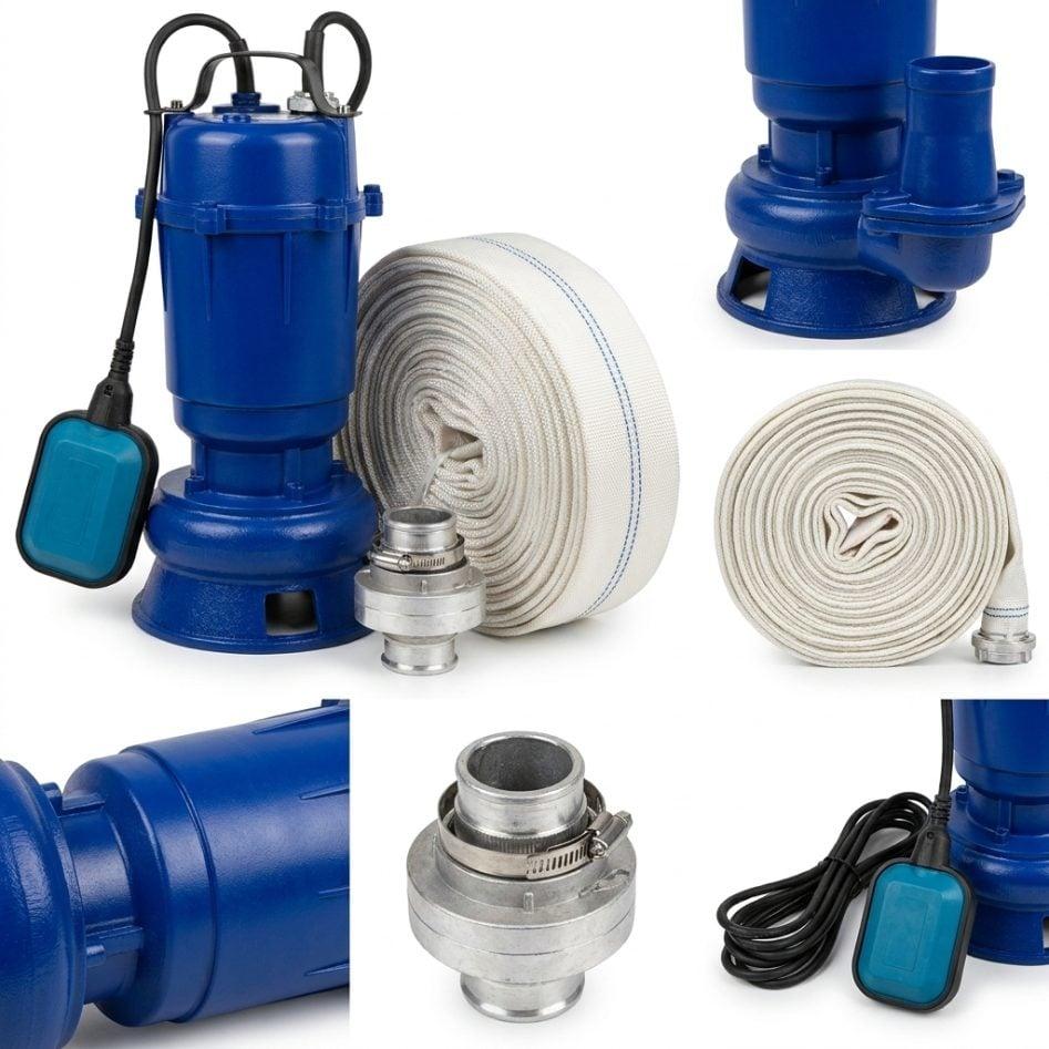 Pumpa Muljara 3850W sa Mlinom + GRATIS Vatrogasno Crijevo 20m — slika 2