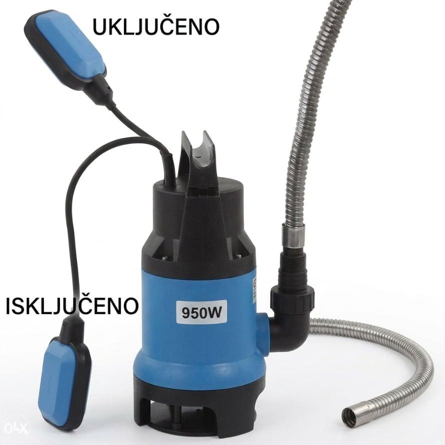 Pumpa za prljavu vodu 950W – Potapajuća muljara 7500 L/h — slika 3