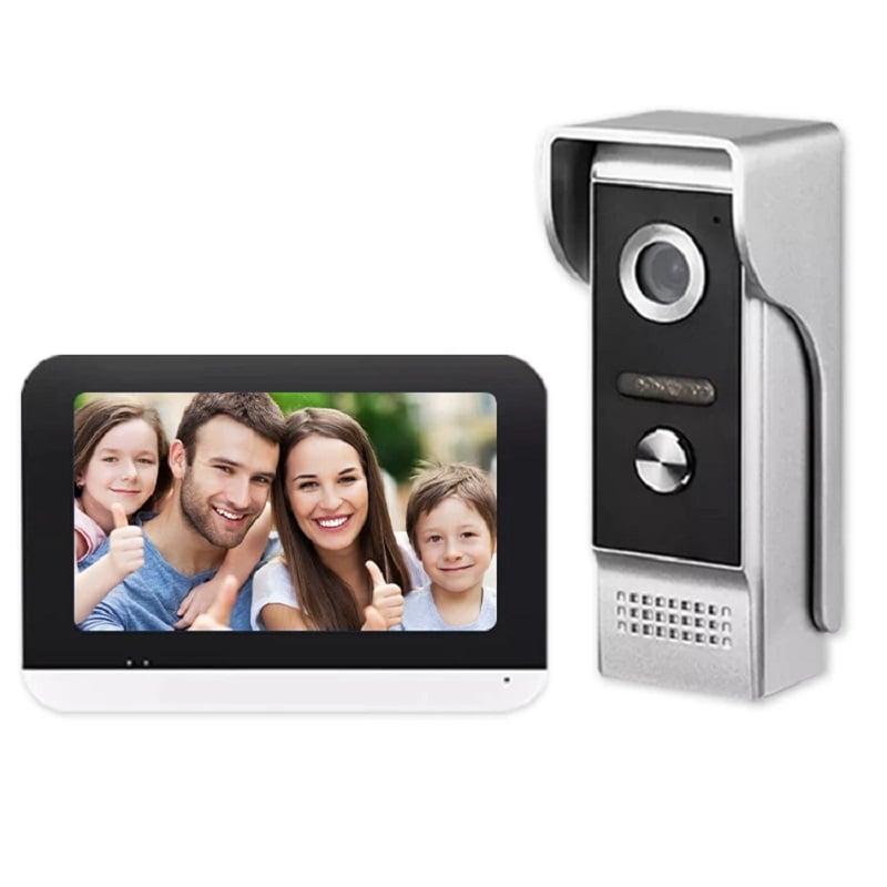 WiFi Video Interfon sa 7" Monitorom – HD Kamera 2MP | Tuya Smart | Otključavanje Vrata — slika 4