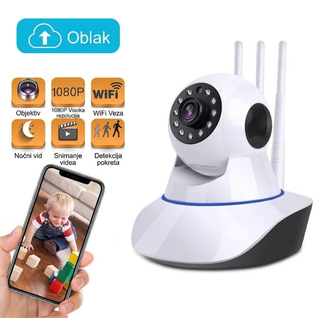 Intelligent WiFi Kamera – HD Sigurnosna Kamera sa Detekcijom Pokreta i Noćnim Vidom — slika 5