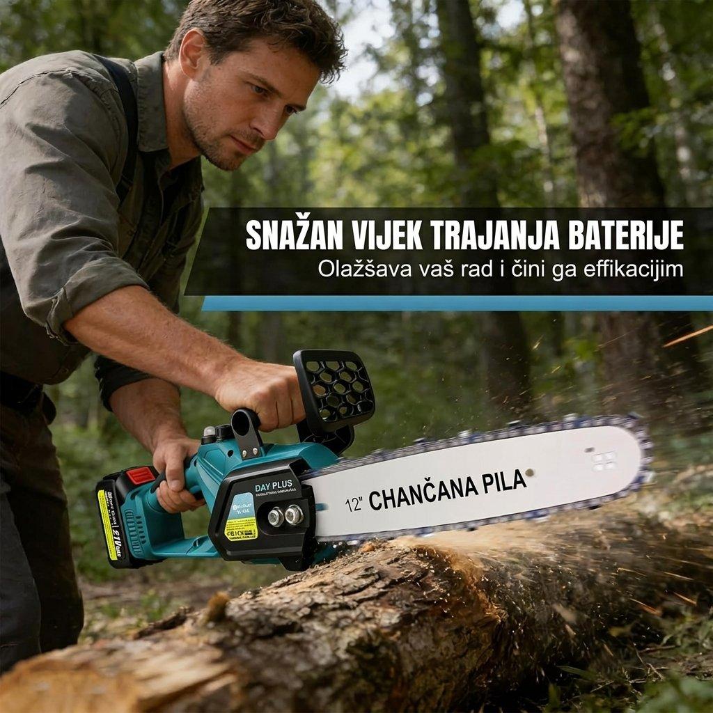 Aku motorna pila – Mač 30 cm sa automatskim podmazivanjem — slika 5