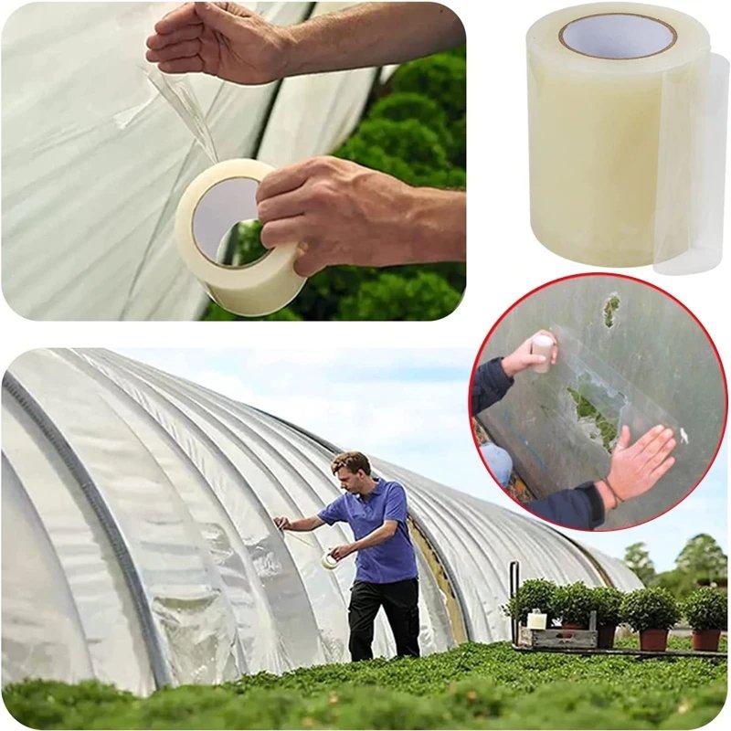 Prozirna Folija za Popravku Plastenika 20 cm × 10 m — slika 2