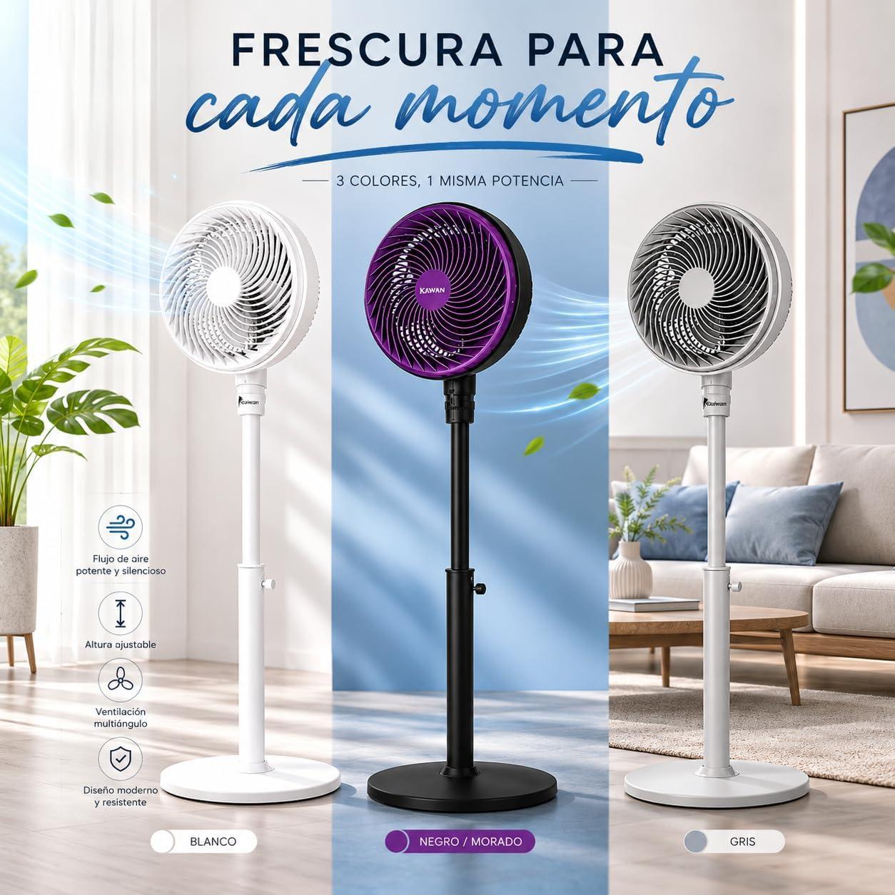 Tornado Fan 60W – Stojeći Ventilator sa 3 Brzine i Oscilacijom 90° — slika 3
