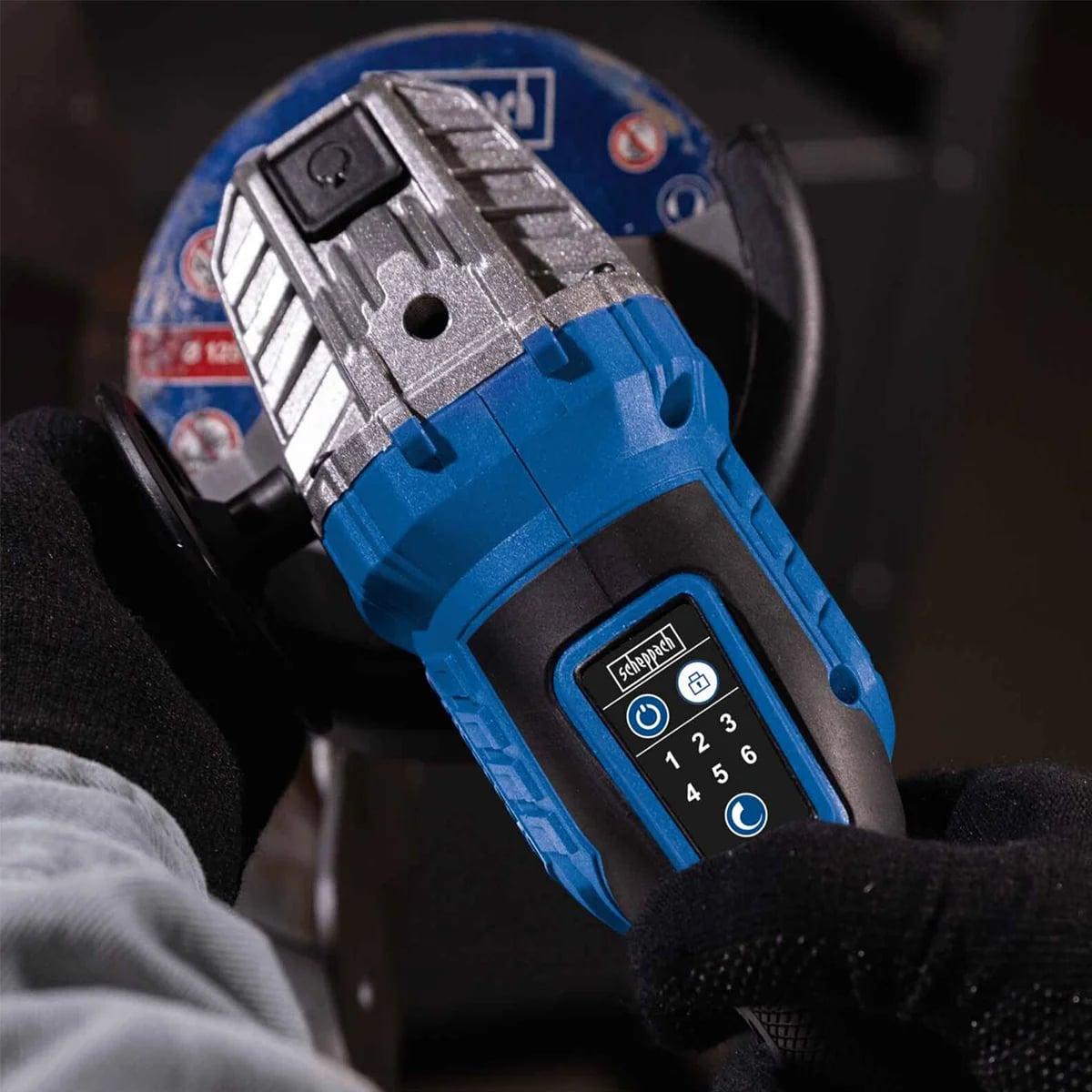 Scheppach aku ugaona kutna brusilica Brushless IXES BC-AG125-X – Solo — slika 2