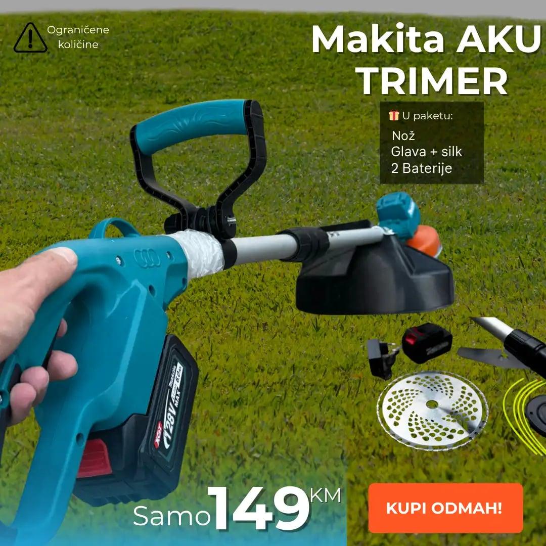Makita aku trimer sa full opremom — slika 2