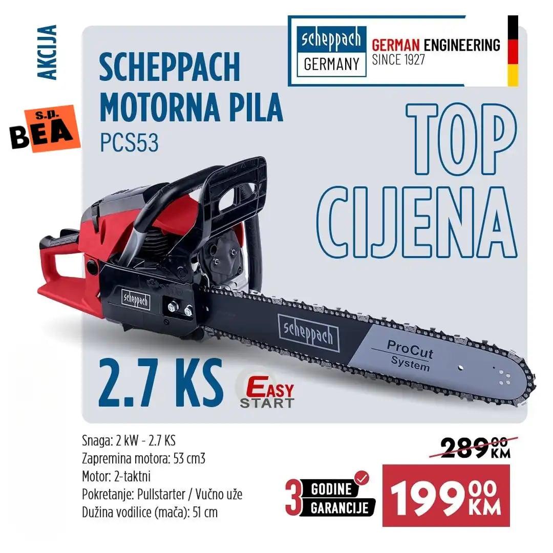 Scheppach motorna testera pila PCS53 2.7 KS