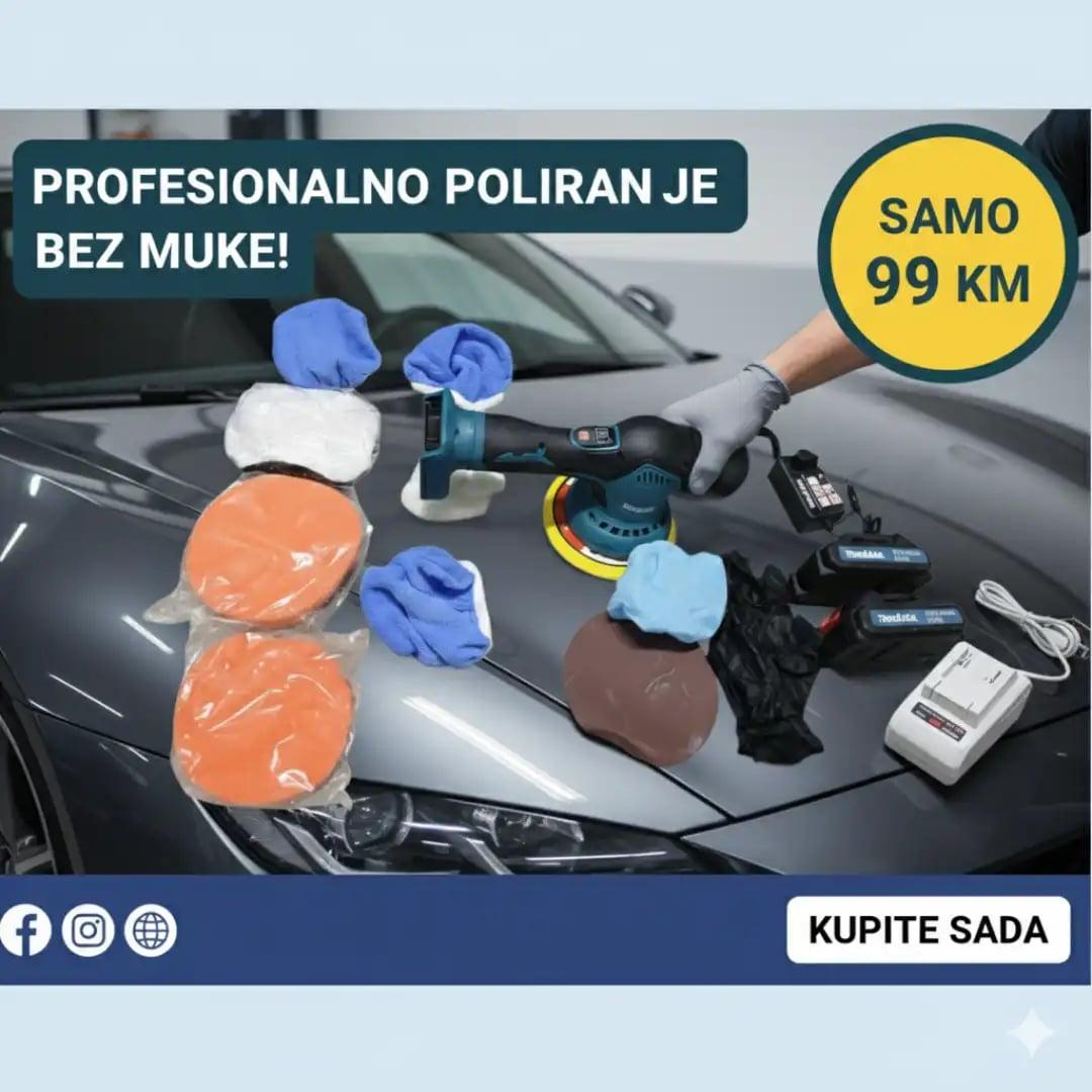 Aku mašina za poliranje automobila