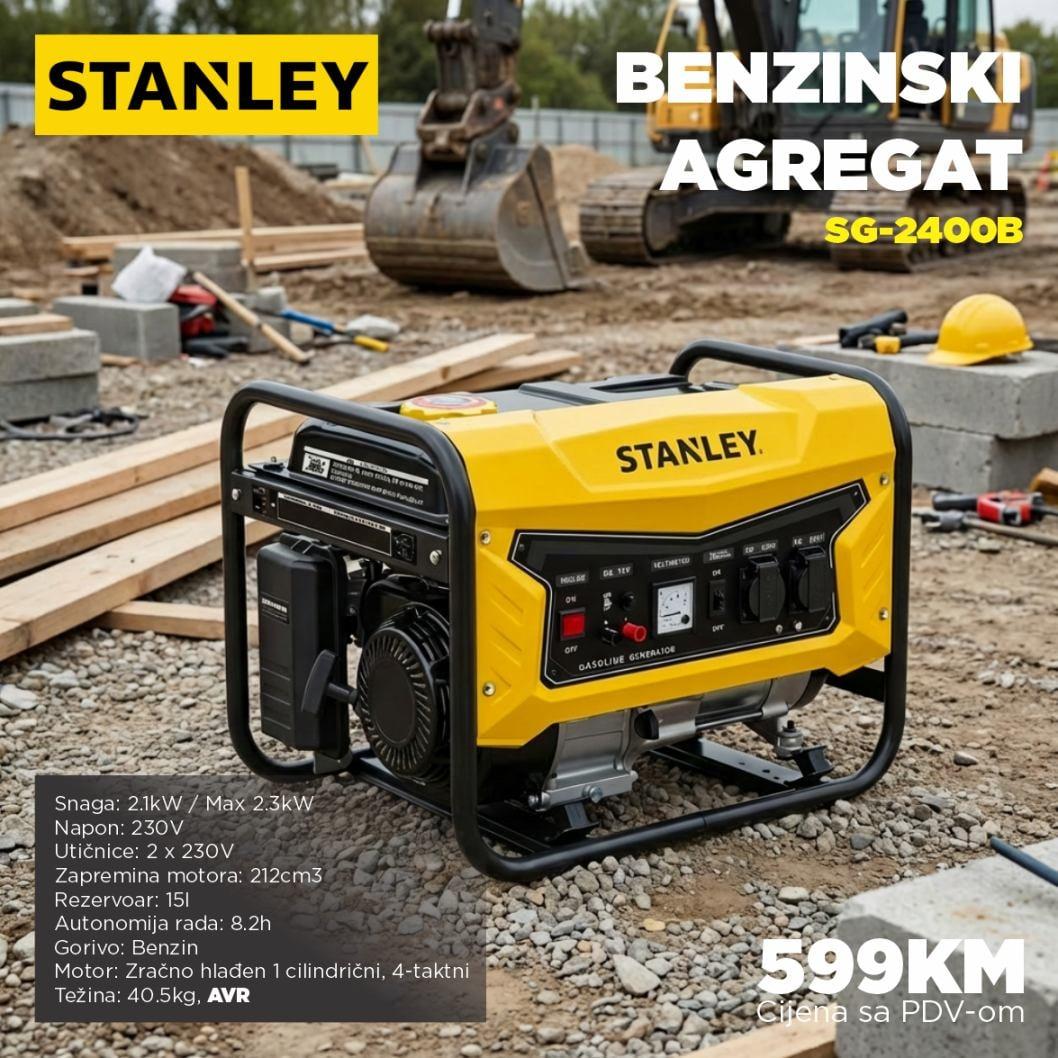 Stanley Benzinski Agregat 2.3kW SG-2400B
