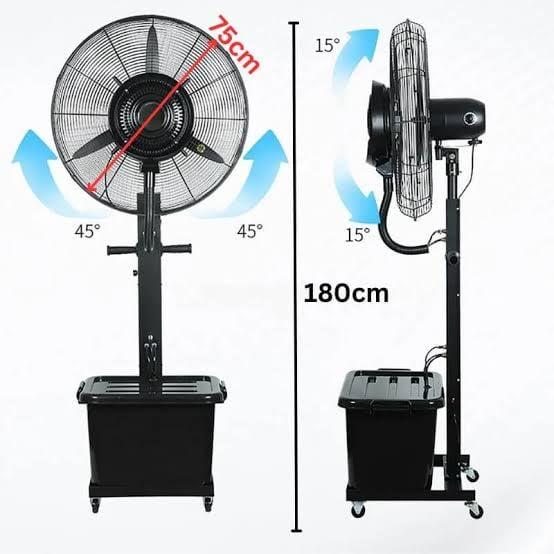 Ventilator sa raspršivačem vode mist 42L — slika 2