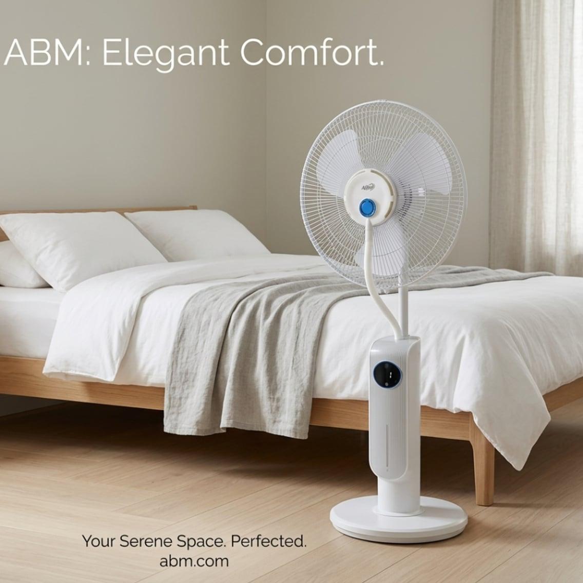 Ventilator sa Prskalicom White Breeze 3u1 – Bijeli Model — slika 5