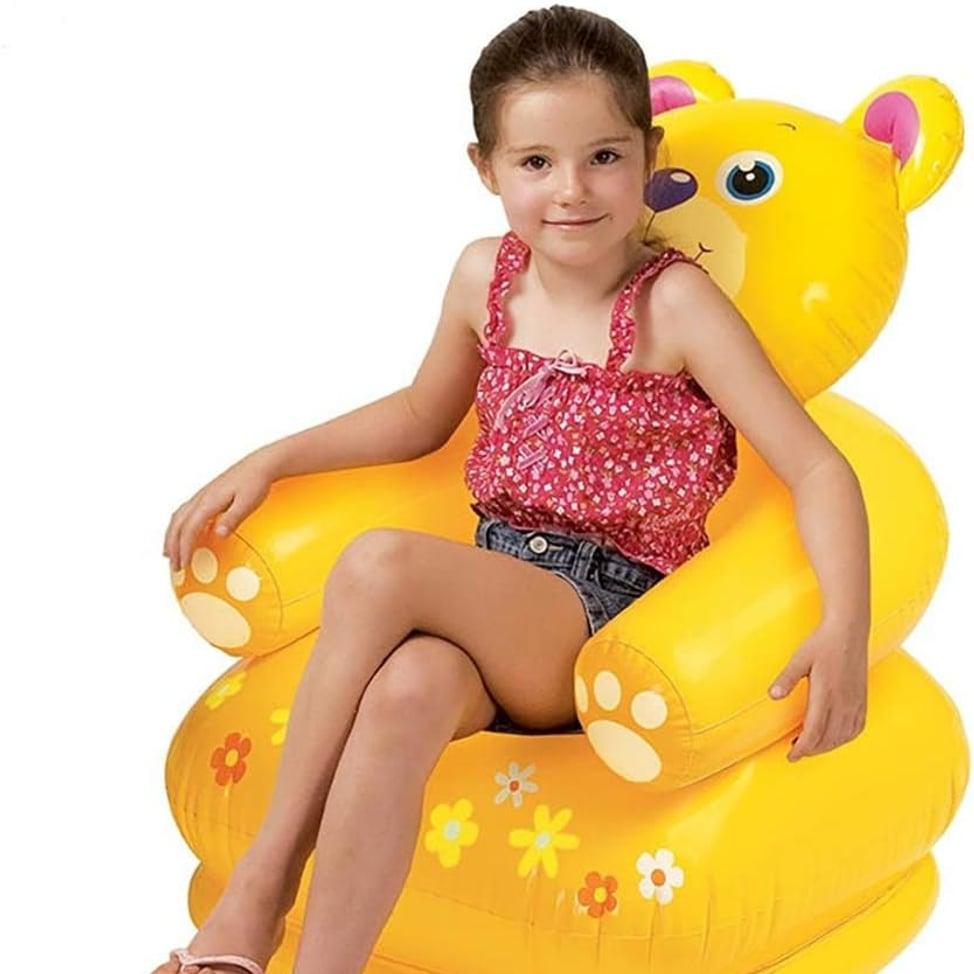 Dječija stolica na naduvavanje Happy Animal – meda INTEX — slika 3