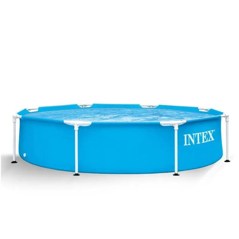 INTEX Okrugli bazen sa metalnom konstrukcijom 244 x 51 cm – Nadzemni bazen za dvorište