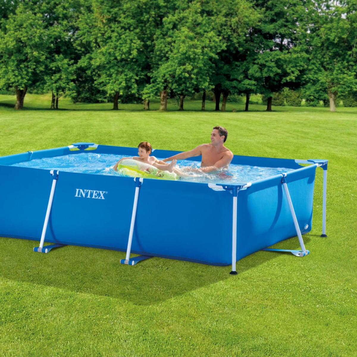 INTEX Pravougaoni bazen sa metalnom konstrukcijom 260 x 160 x 65 cm – Rectangular Frame — slika 3