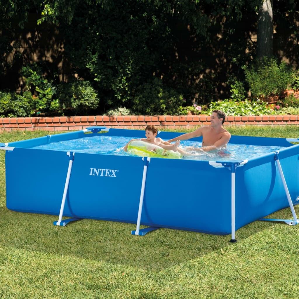 INTEX Pravougaoni bazen sa metalnom konstrukcijom 300 x 200 x 75 cm – Rectangular Frame — slika 3