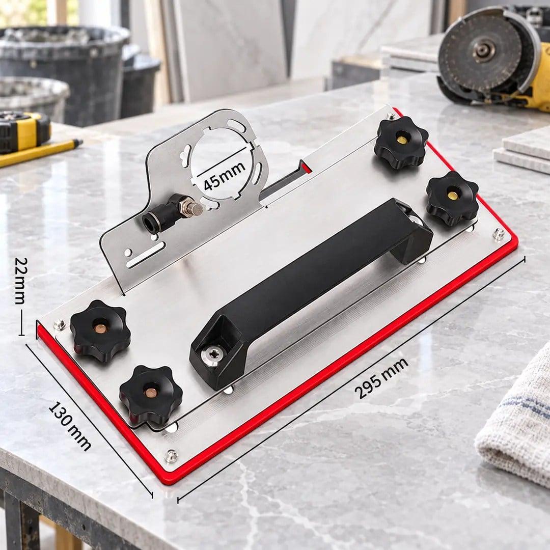 SLIDER Rezač za ugaonu brusilicu 45° – Nosač za rezanje ivica pločica pod uglom — slika 3