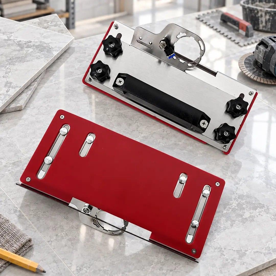 SLIDER Rezač za ugaonu brusilicu 45° – Nosač za rezanje ivica pločica pod uglom — slika 6