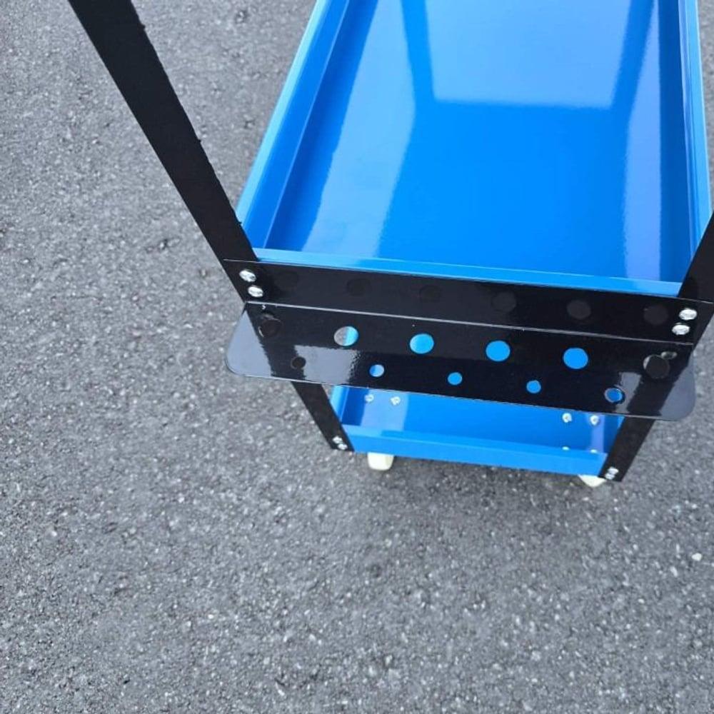 Kolica za automehaničare sa 3 police – nosivost 100kg — slika 5