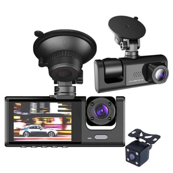 Auto kamera (dashcam) sa 3 objektiva – WiFi, GPS, 1080P