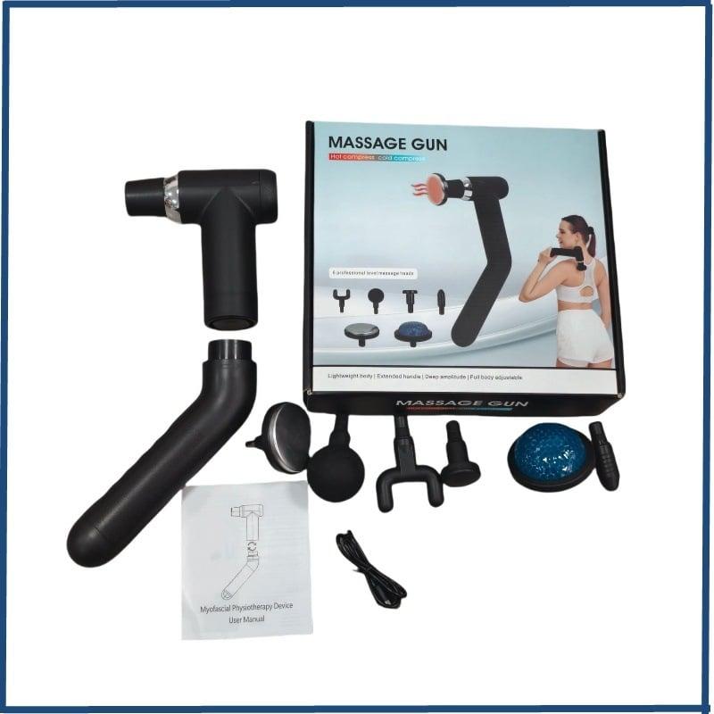 Masažni pištolj za duboko tkivo – hot & cold, 6 brzina, LCD — slika 3