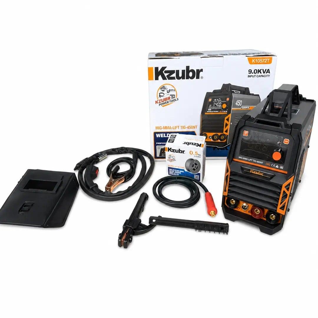 KZUBR PROFI 450A CO2/MIG/MMA/LIFT TIG aparat za zavarivanje – SET sa priborom