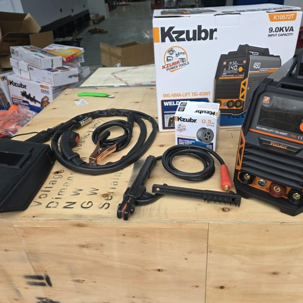 KZUBR PROFI 450A CO2/MIG/MMA/LIFT TIG aparat za zavarivanje – SET sa priborom — slika 3