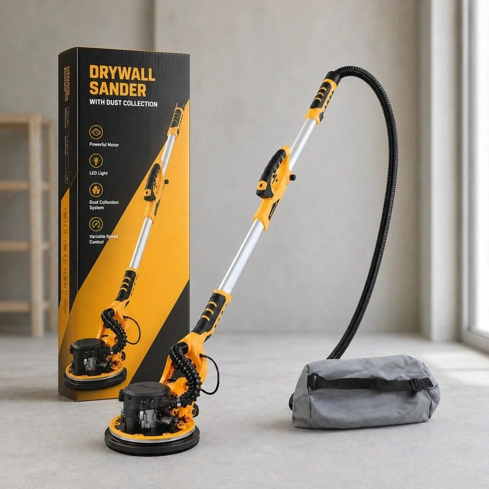 Žirafa za zidove i plafone / Teleskop brusilica za zidove 750W + Oprema — slika 3