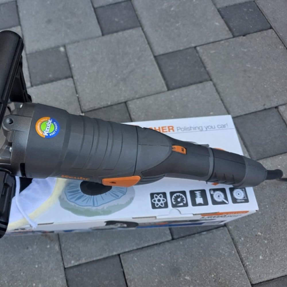 KZUBR električna polirka 1200W sa regulacijom brzine i diskom 180 mm – KPLS180-1200 — slika 2