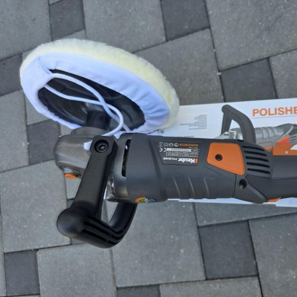 KZUBR električna polirka 1200W sa regulacijom brzine i diskom 180 mm – KPLS180-1200 — slika 4