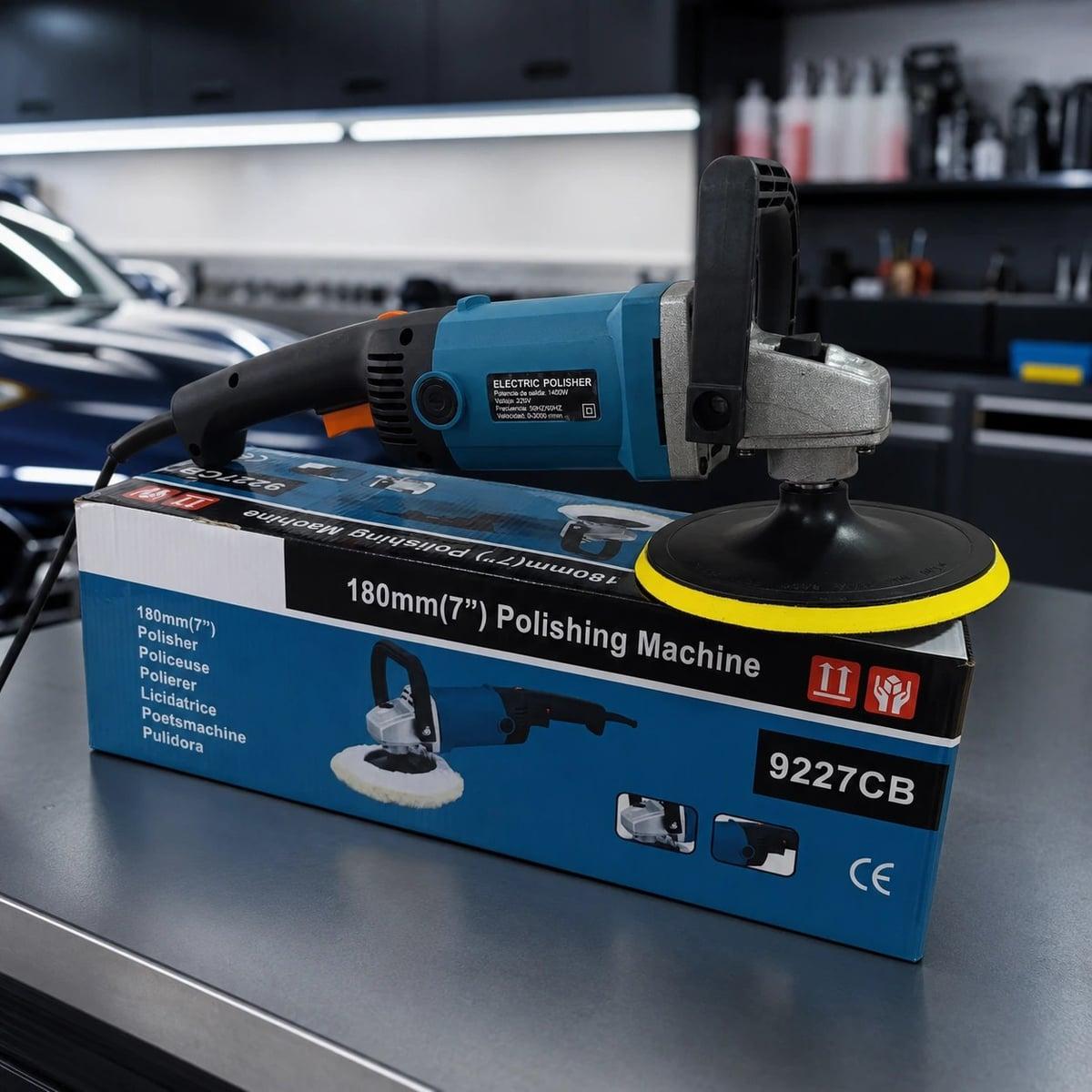 Električna Rotaciona Polirka 1400W / Polisher 180mm / 6 brzina — slika 2