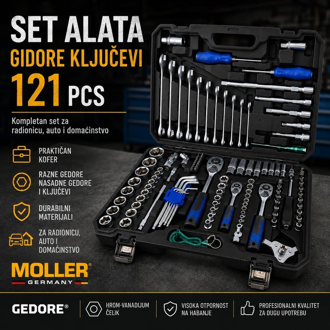Set alata i gedora 121 dio – Moller Germany