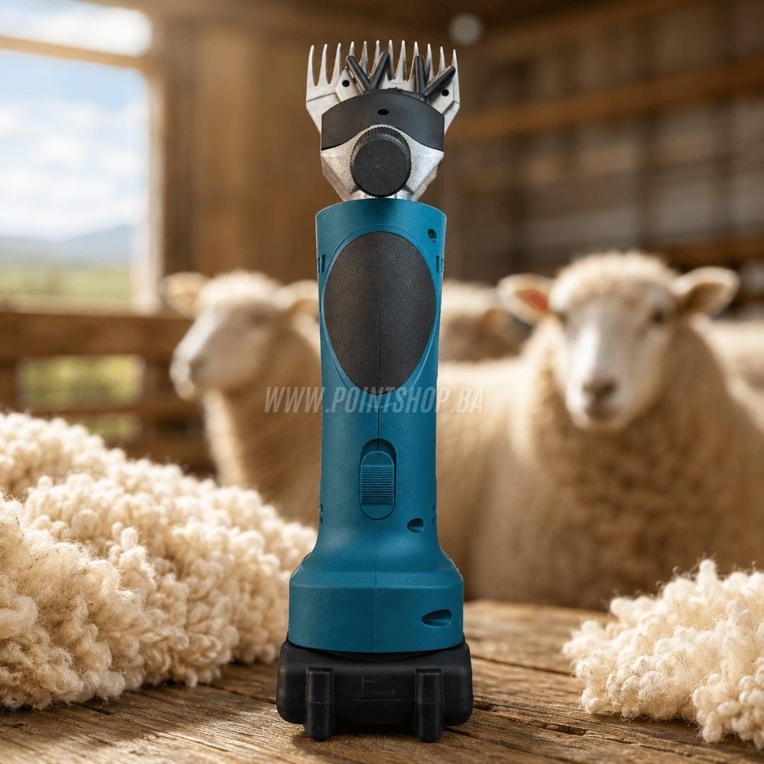 MT Aku Mašina za Šišanje Ovaca 1200W / 2x Baterija 88V + Kofer — slika 4