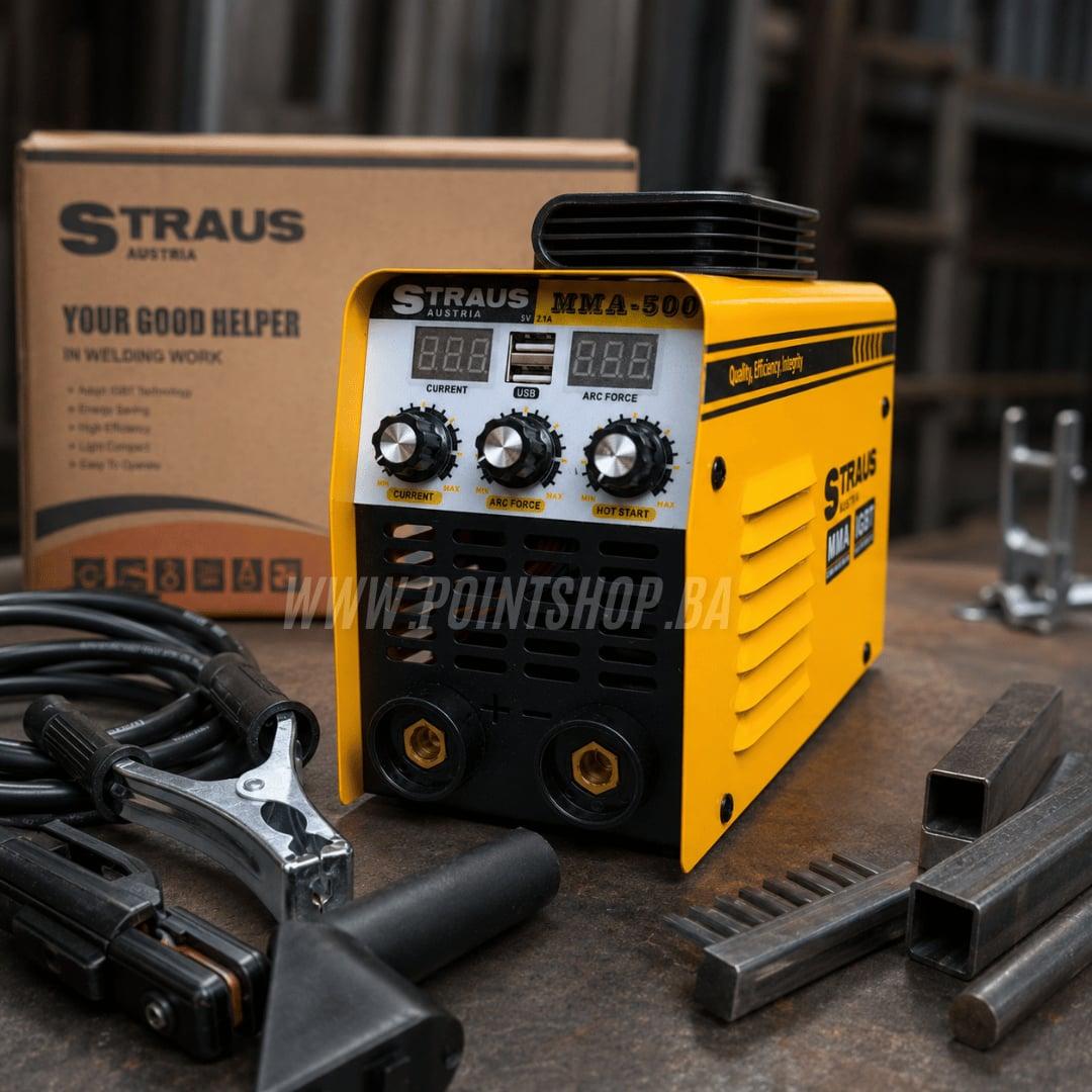 Aparat za varenje STRAUS MMA-500 / Profesionalni inverter Prenosni Elektroda — slika 4