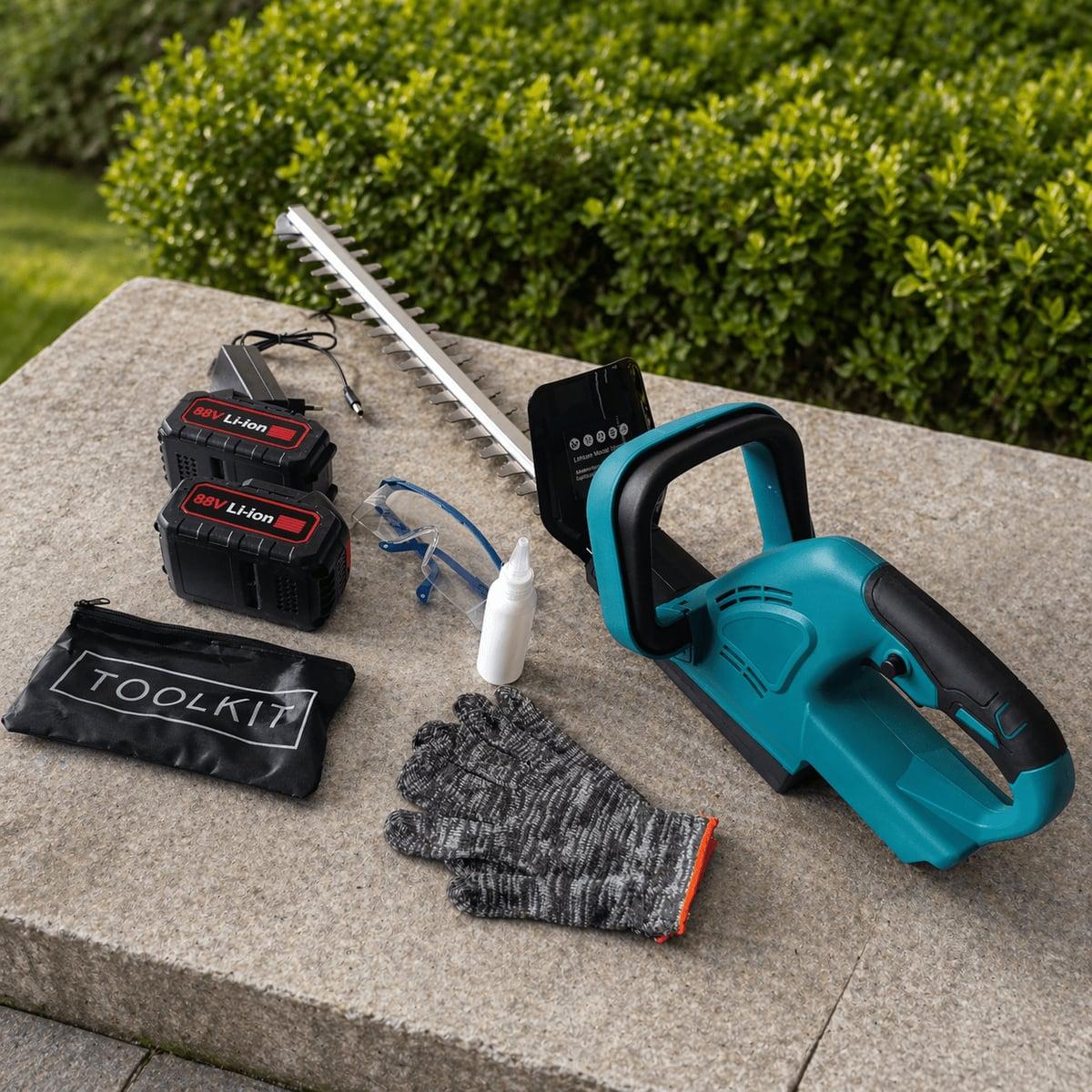 Aku Trimer za Živu Ogradu 88V – 50cm Nož, Brushless Motor, Precizno i Brzo Rezanje