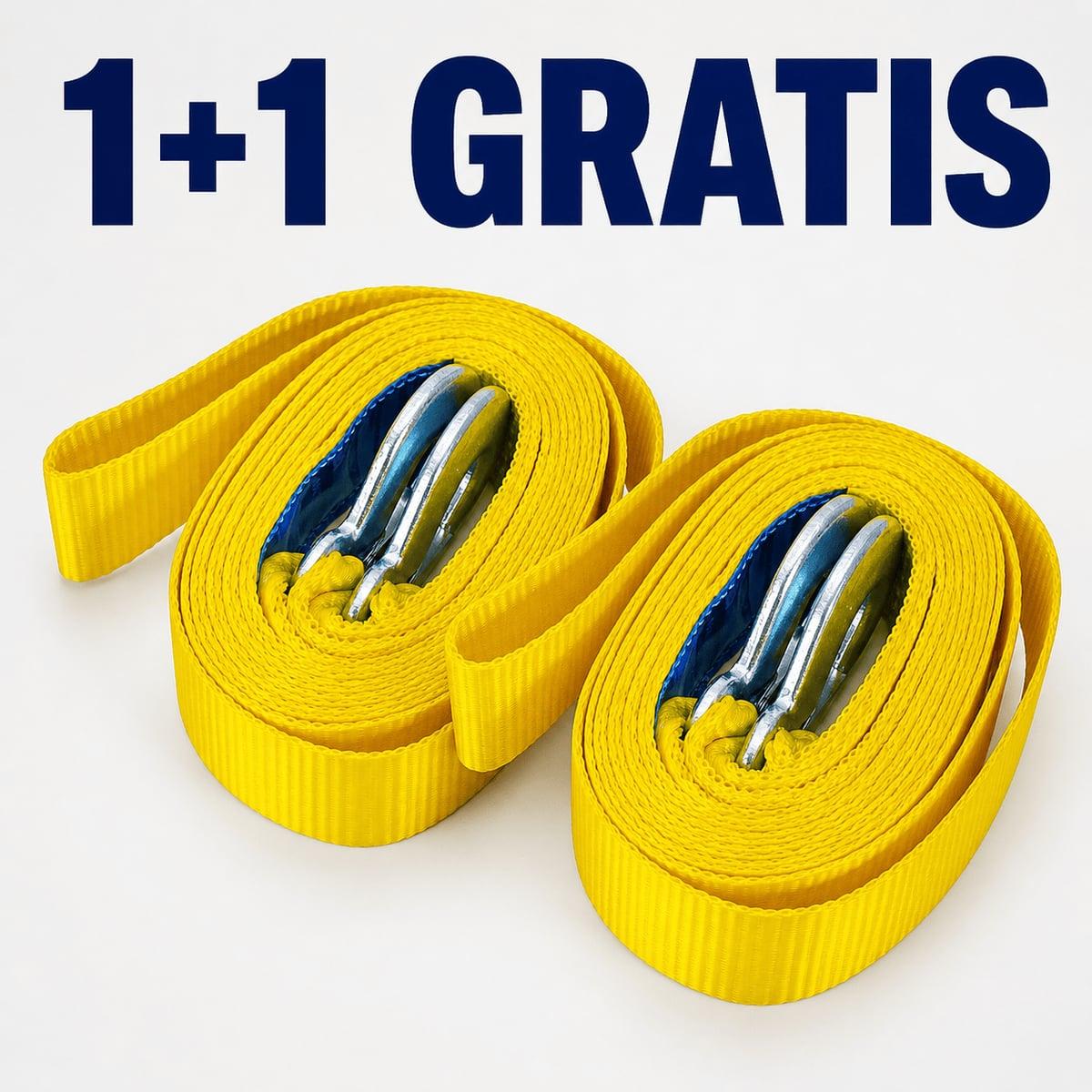 Uže / Traka za vuču 5m – 4 tone / 1+1 GRATIS