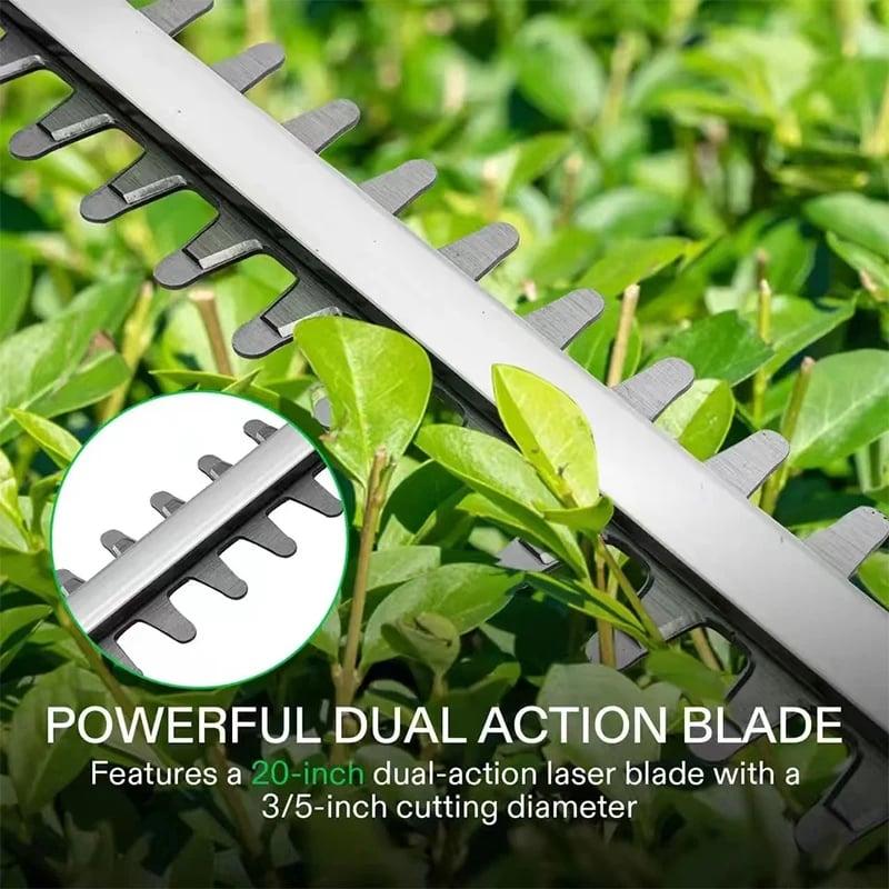 Aku Trimer za Živu Ogradu 88V – 50cm Nož, Brushless Motor, Precizno i Brzo Rezanje — slika 3