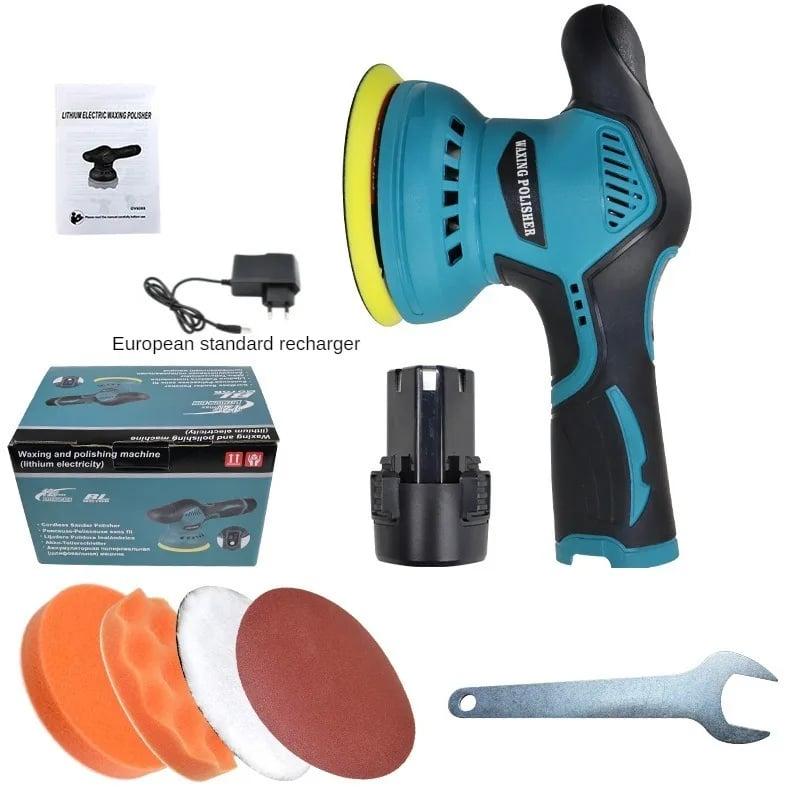 Rotaciona aku polirka 12V sa 2 baterije – Potenciometar 8 brzina – Auto detailing — slika 2