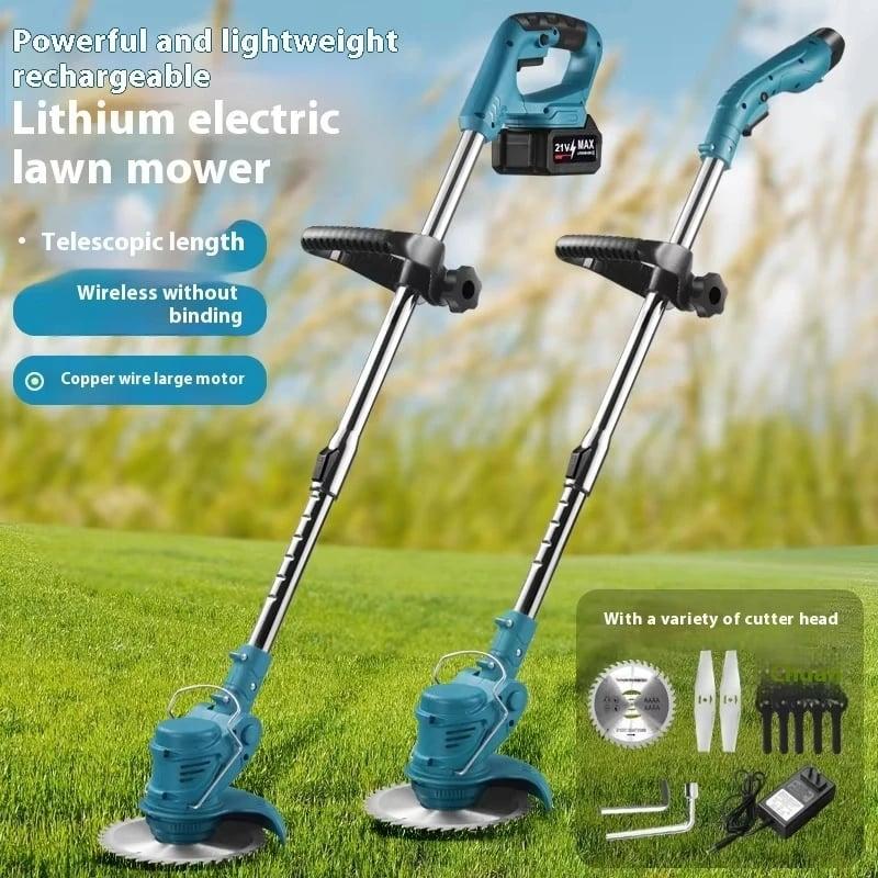 GARDEN SET 3u1 – Aku Makaze + Aku Motorka + Aku Trimer (4 Baterije + 2 Punjača) — slika 6