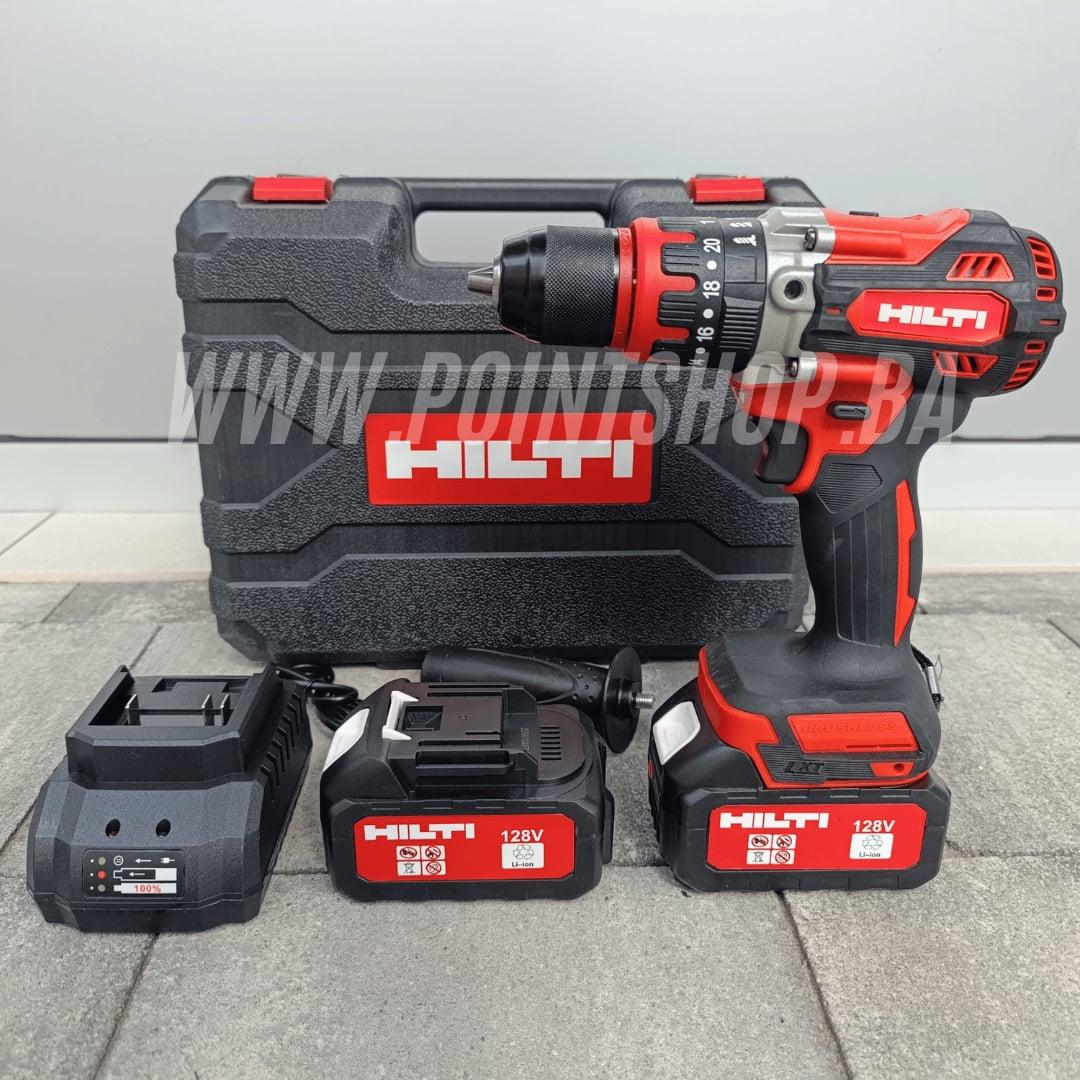 Udarna Aku Bušilica HT – 128V / 2x Baterija 6aH / Metalna udarna glava — slika 2