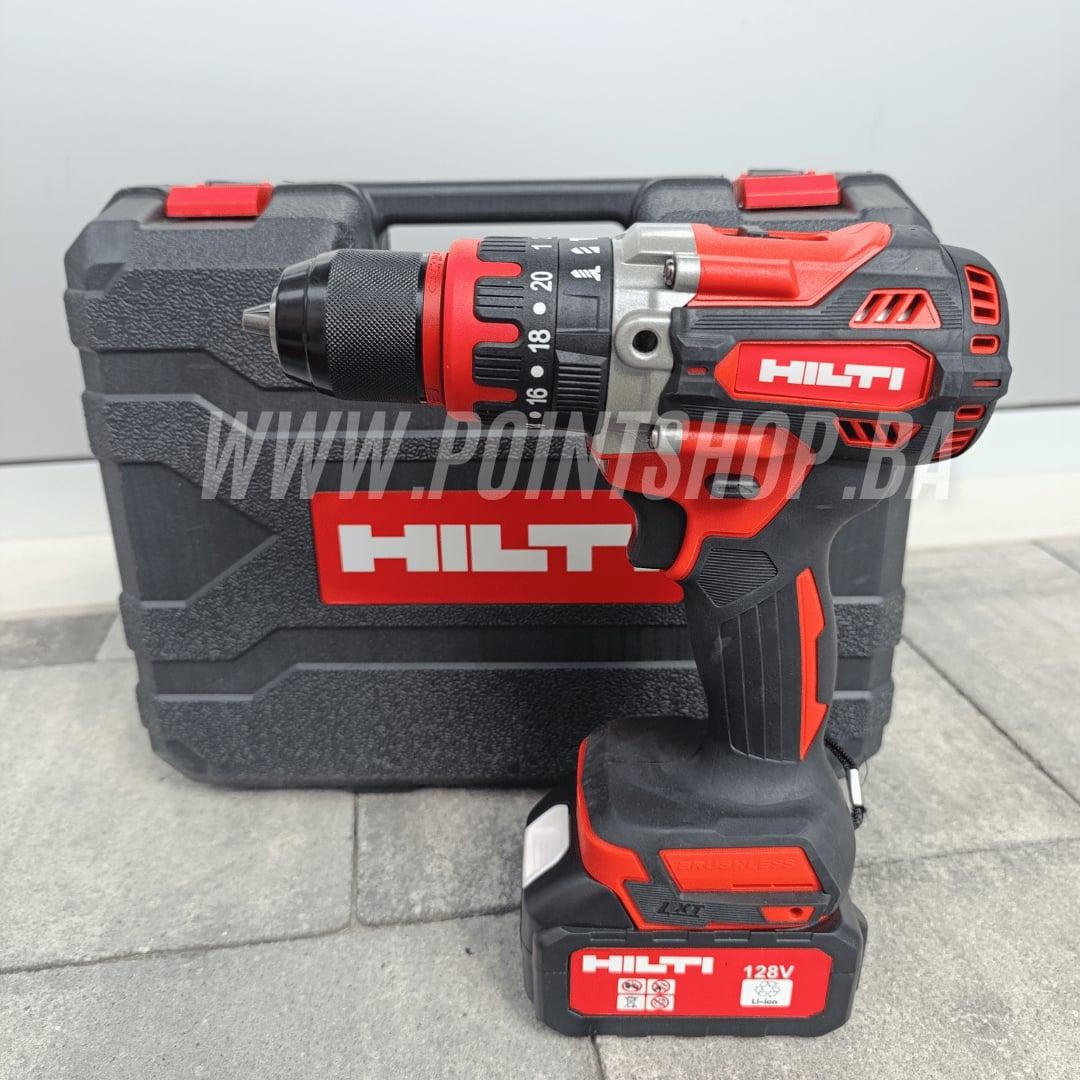 Udarna Aku Bušilica HT – 128V / 2x Baterija 6aH / Metalna udarna glava — slika 3