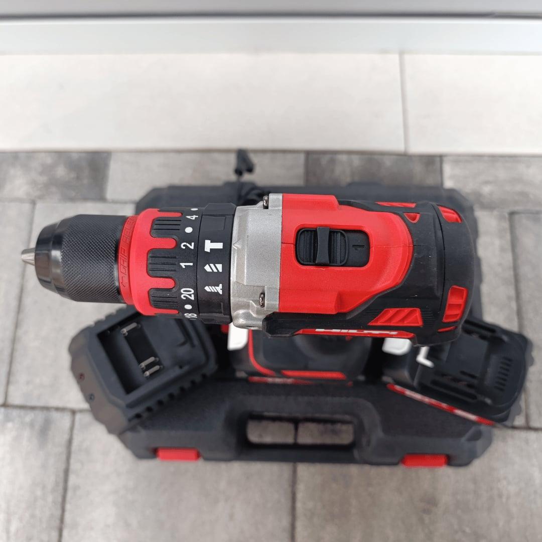 Udarna Aku Bušilica HT – 128V / 2x Baterija 6aH / Metalna udarna glava — slika 4