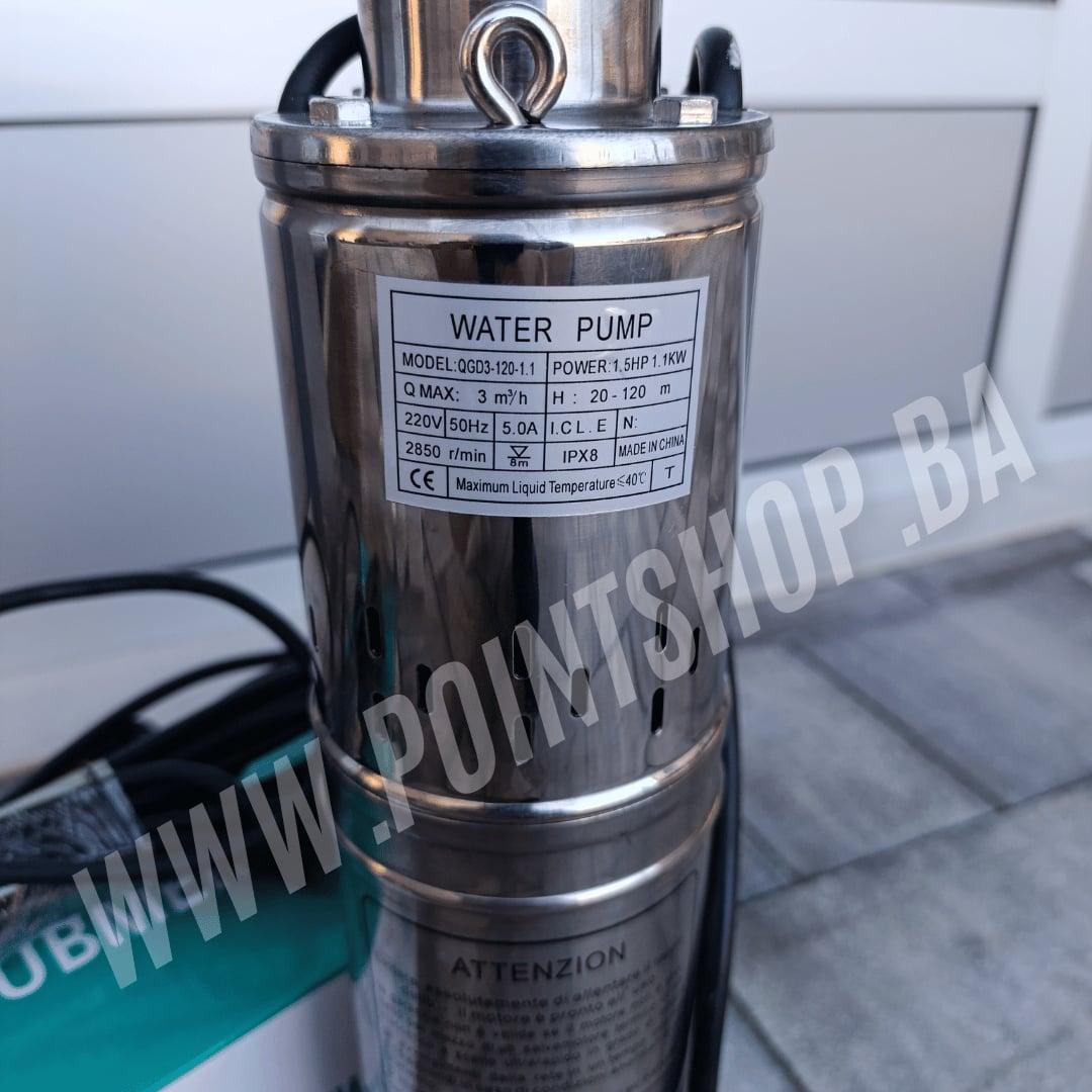 Potopna Pumpa Raketa 1,1kW sa Plovkom / Savršena za domaćinstvo, voćnjake i vrtove — slika 2