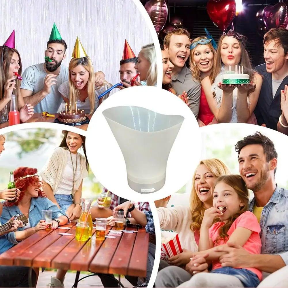Ledena Kanta LED sa ugrađenim zvučnikom / Kanta za piće — slika 6